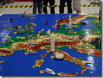 Lego Europe relief map