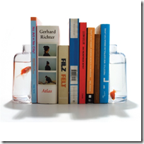 Glass Bookends