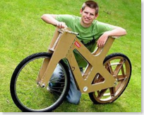 cardboard bike