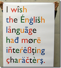 i wish the english language ...