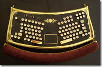 ergonomic steampunk keyboard