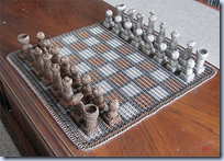 Chainmail Chess Set