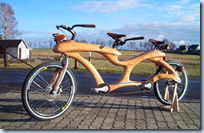Wooden Tandem Bicycle