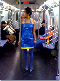 Ikea Blue Bag Halter Dress