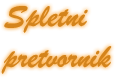 Spletni pretvornik